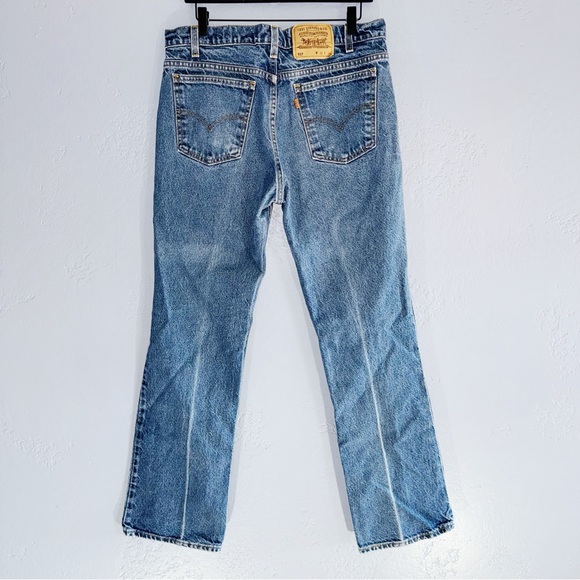 Levi’s 517 Men’s Orange Tab Bootcut Jeans Size 36/34” - Picture 2 of 9